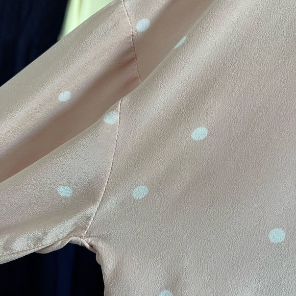 Sezane Anya Silk Wrap Top 36 - Picture 13 of 13